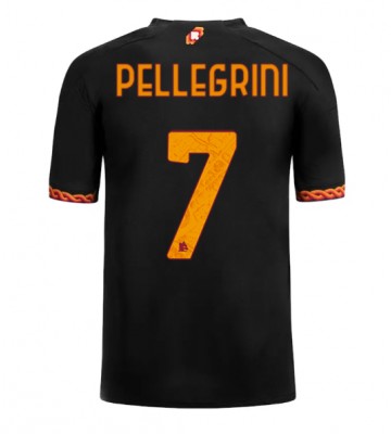 AS Roma Lorenzo Pellegrini #7 Tredje trøje 2023-24 Kort ærmer
